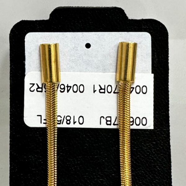 Brinco Snake - Banhado A Ouro
