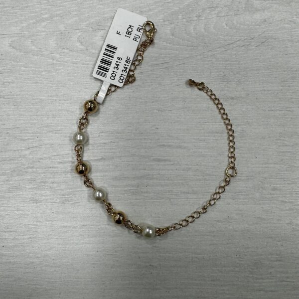 Pulseira Pérolas - Banhada A Ouro