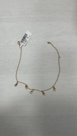 Colar Gotas - Banhado A Ouro