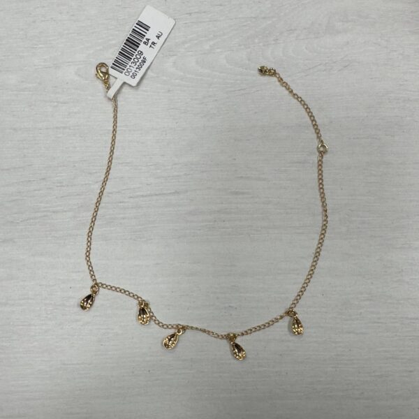 Colar Gotas - Banhado A Ouro