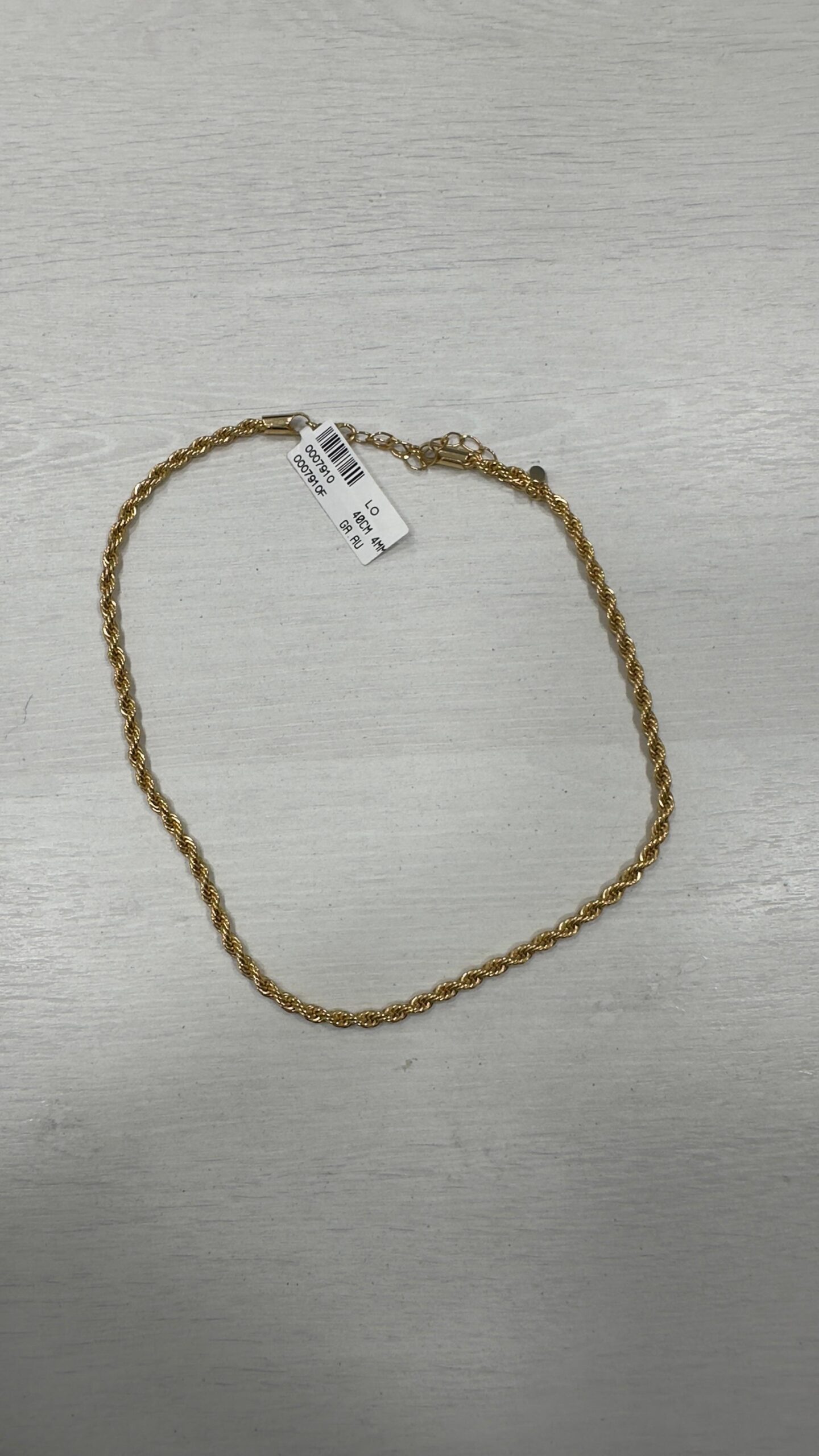 Colar Elo Baiano - Banhado A Ouro