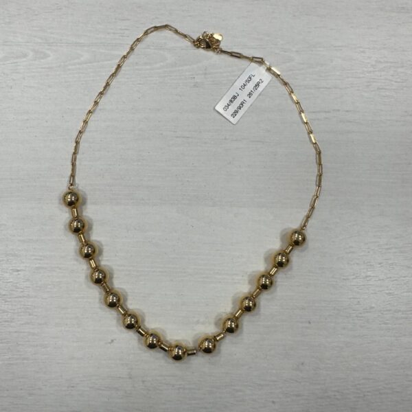 Colar Esferas - Banhado A Ouro
