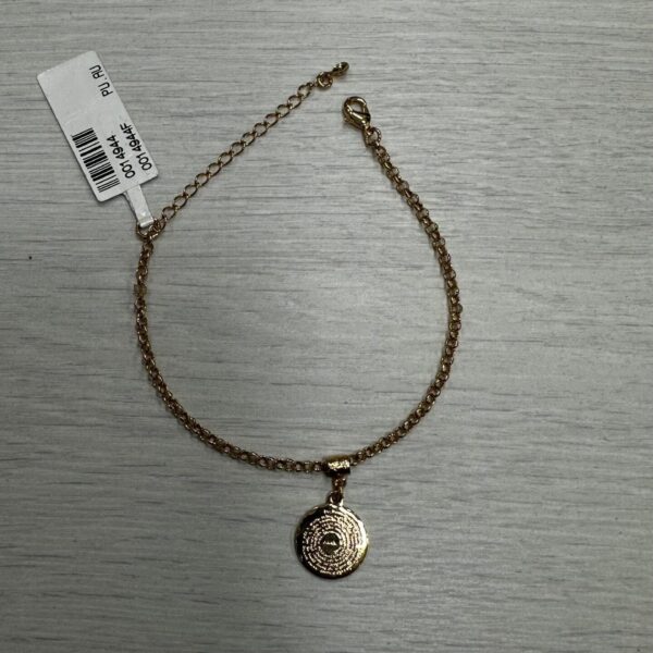 Pulseira Medalha Pai Nosso - Banhado A Ouro